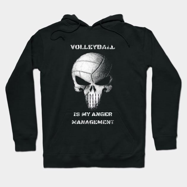 Volleyball is my anger management Hoodie by HammerPen